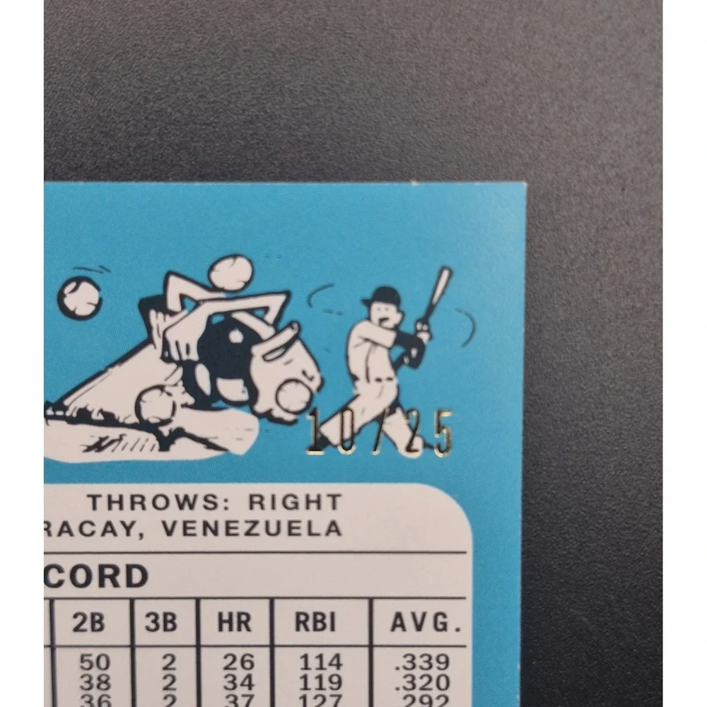 2023 Topps Archives Miguel Cabera #126 Light Blue Foil /25 Detroit Tigers